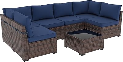 Outdoor Patio Sectional Sofa Couch
